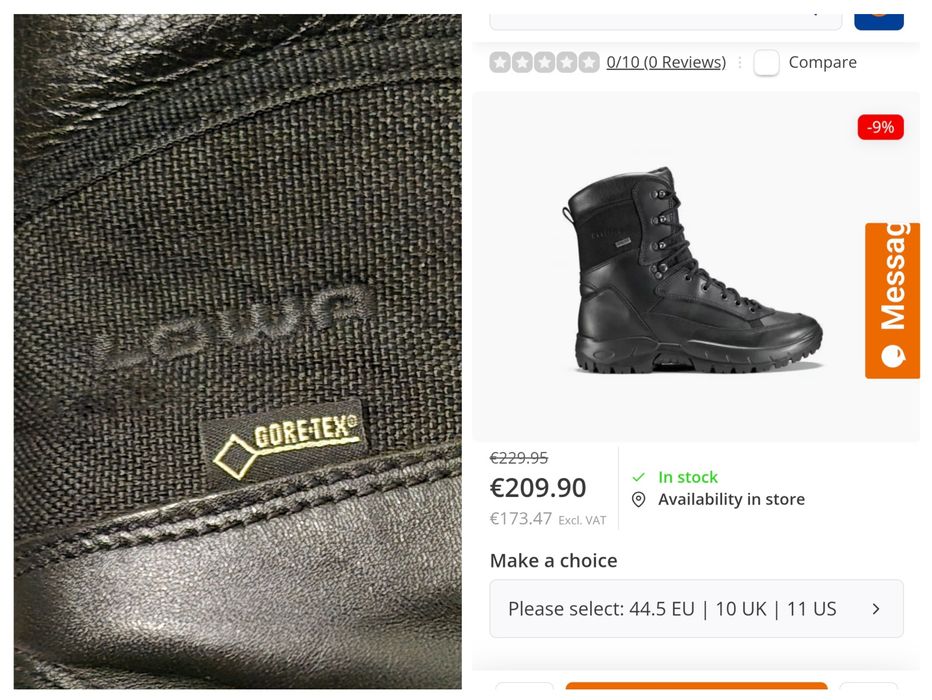 Ghete Tehnice  profesionale Lowa Recon GTX WS Gore-Tex, Vibram - 36,5