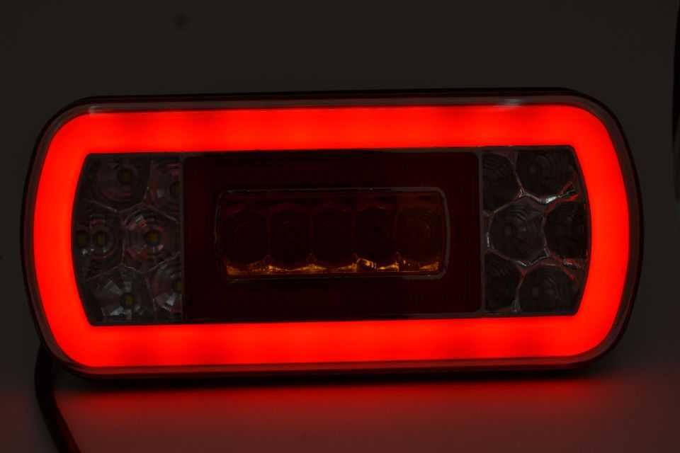 Комплект 2 броя Лед стопове неонови за бус, ремарке, платформа 12/24V