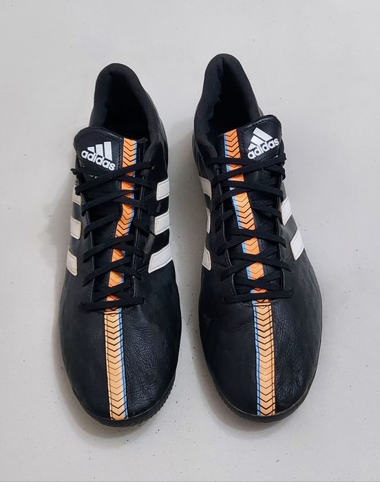 Ghete de fotbal ADIDAS 11 Nova crampoane pt. gazon iarbă, piele, nr 48