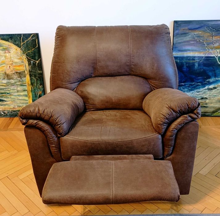 Fotoliu balansoar cu recliner. Exceptional!