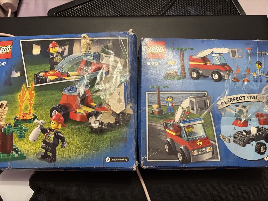 2 seturi lego city- incendiu