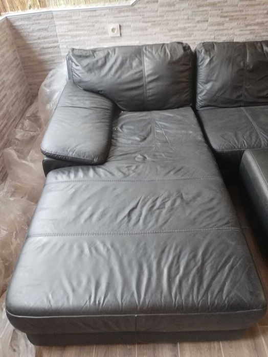 Диван от естествена кожа