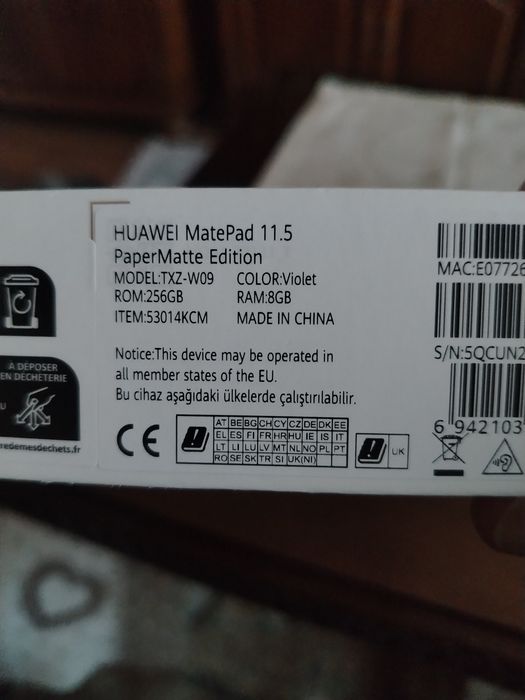 Tableta Huawei Matepad 11,5
