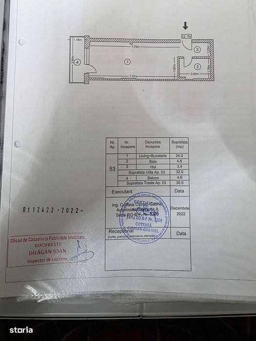 Comision 0% Garsoniera de vanzare BLOC NOU Drumul Binelui Metalurgiei
