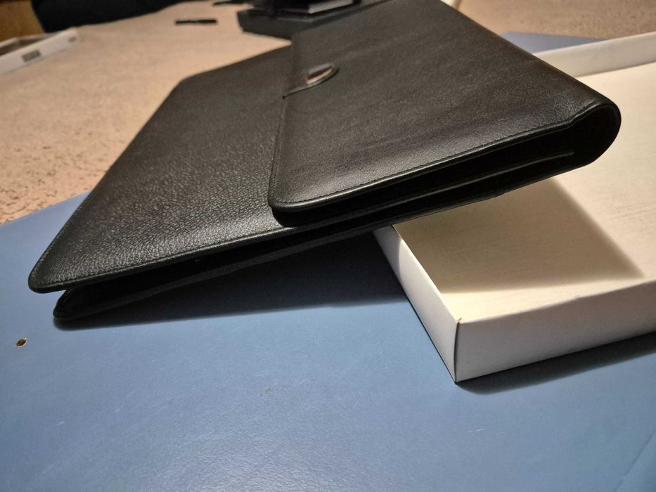 Mapa piele, organizator documente, inchidere magnetica