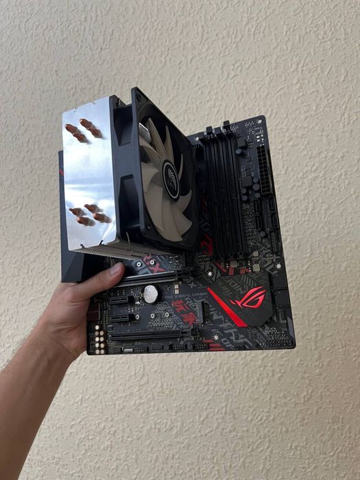 Intel Core i7-9700 + ASUS ROG Strix B360 + RGB kuller (komplekt)