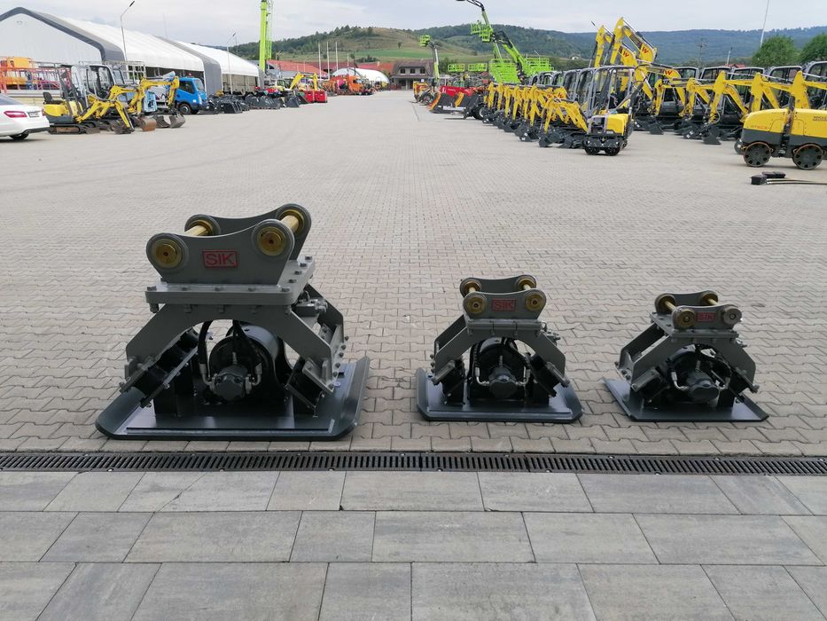 Placi compactoare pentru excavatoare