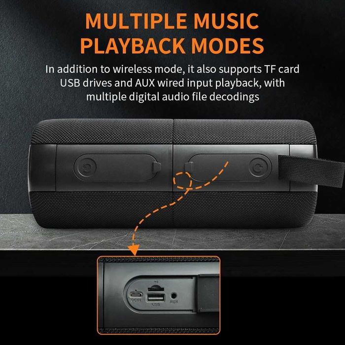 CYBORIS 2 в 1 преносим, разделим, 40W двоен Bluetooth високоговорител