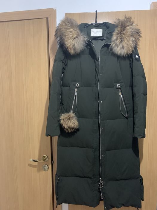 Пуховик женский длинный
