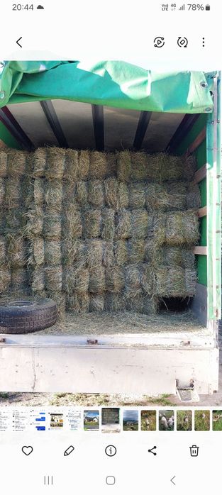 Baloti de fan si lucerna de calitate transport la domiciliu