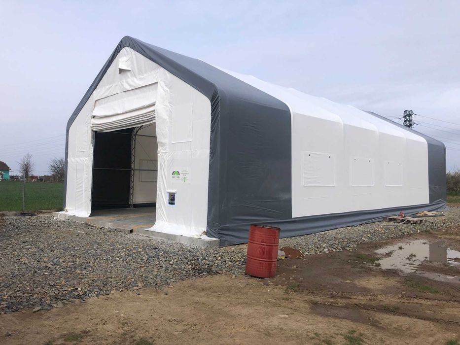 Cort pentru depozit 9,15x18,3x6 1 m,depozitare marfa,cort industrial