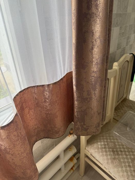 Продам шторы с тюлем