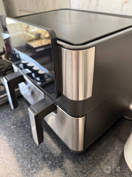 Двухкамерный аэрогриль UAKEEN (Air Fryer) с сенсорным экраном