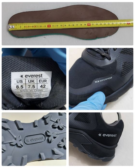 Ghete, semighete EVEREST TCS Waterproof, trekking, vânătoare, nr 42 EU