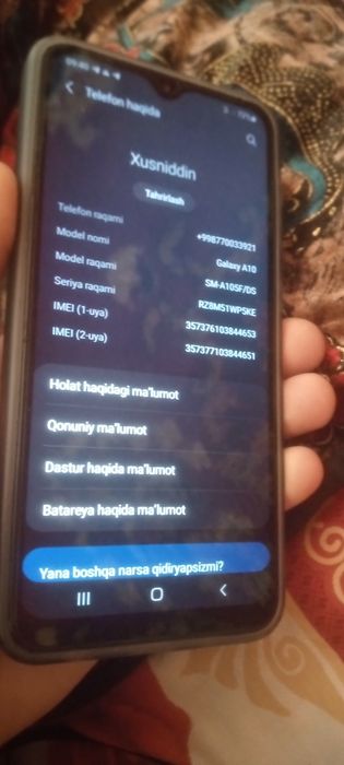 Galaxy A10 32gegabayt