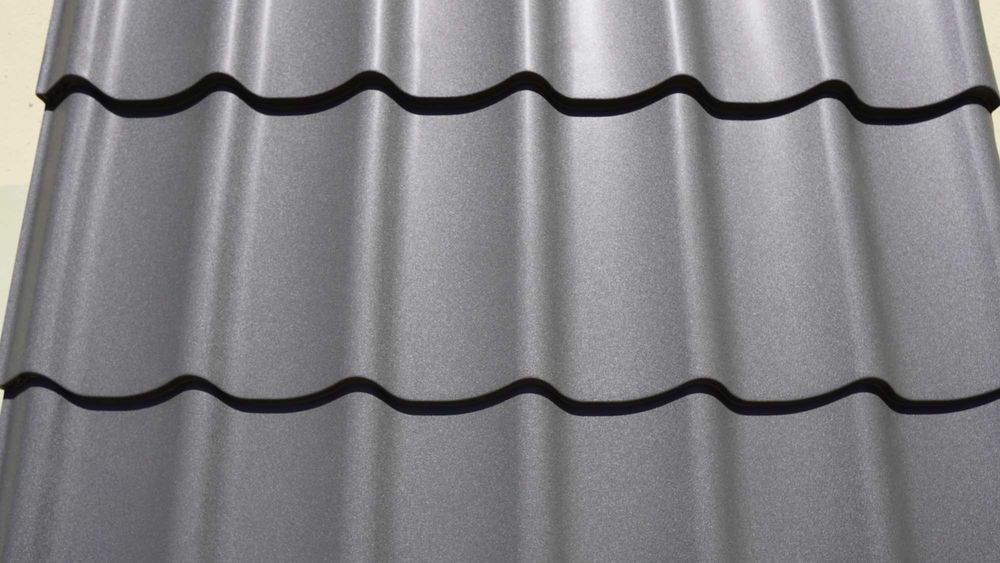 Tabla tip tigla RAL 7024 Mat