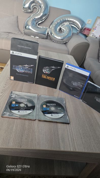 Игра Final fantasy rebirth deluxe edition steel book /Art book /PS5/Playstation 5