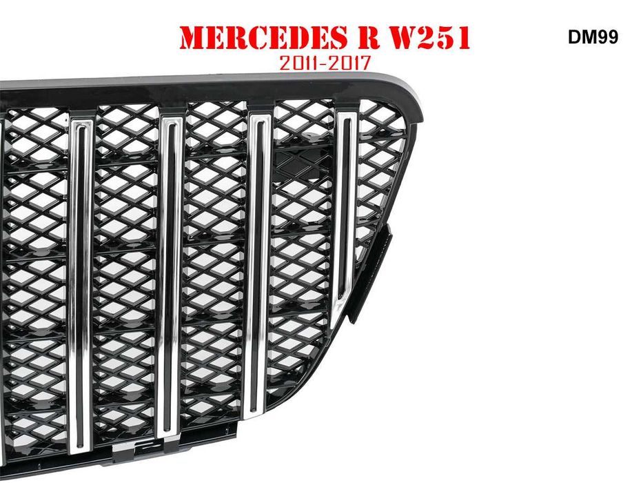 Grilă frontală GT pentru Mercedes R W251 2011-2017