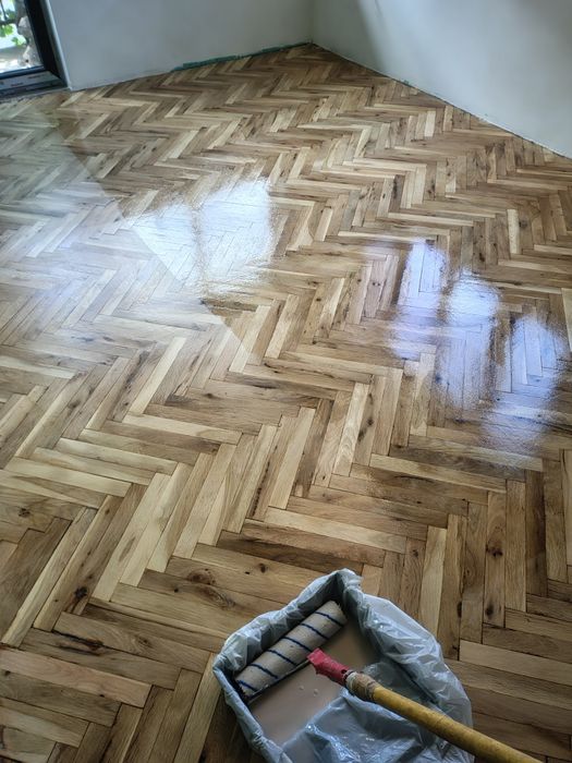 Циклене на паркет и дюшеме