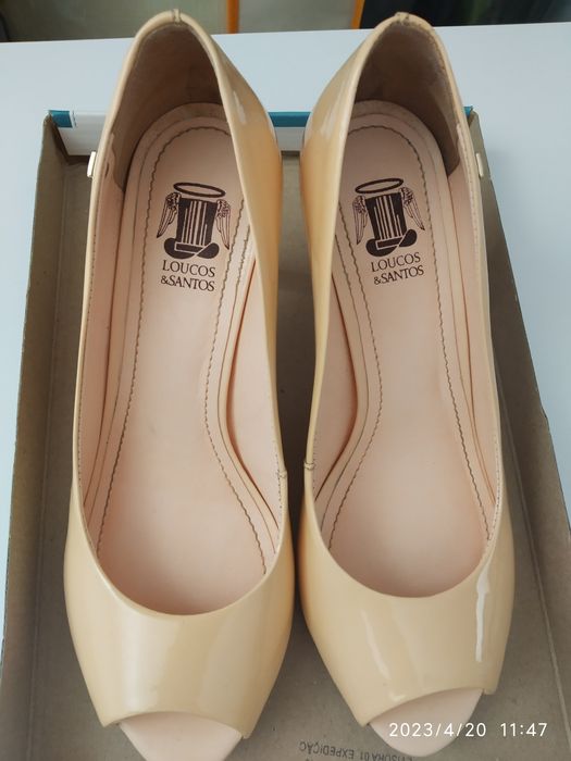 Туфли лакированные кожаные