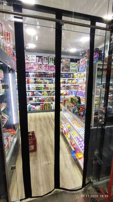 Магнитная плёнка!ПВХ Завесы!Шторы магнитные!250.000  за м.кв