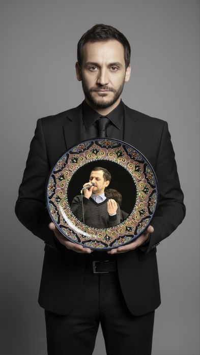 Керамическая тарелка с вашей фотографией