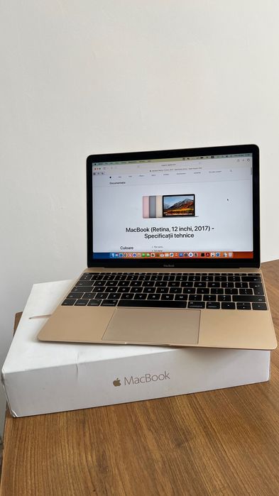 MacBook 12 inch 2017 ultraportabil, impecabil, la cutie, baterie noua