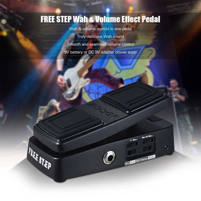 Pedală Wah-Wah Volum Mooer Free Step - chitară electrică - în cutie - ca nouă - GARANȚIE 1 AN!