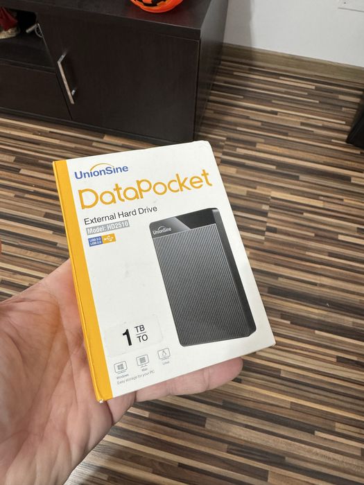 Hard Extern, Portabil DataPocket 1Tb, 1Terra, Nou, Sigilat