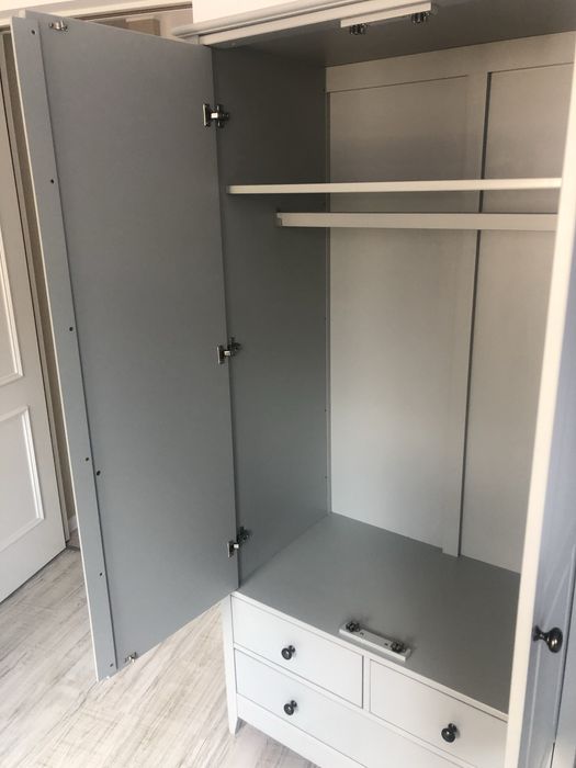 Vand MOBILIER camera scolar din LEMN si MDF, gri, import UK