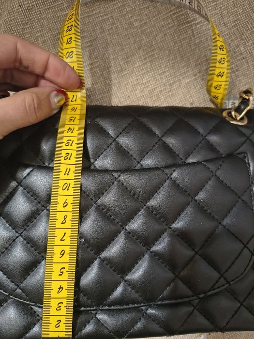 Кожена чанта, тип chanel double flap timeless medium