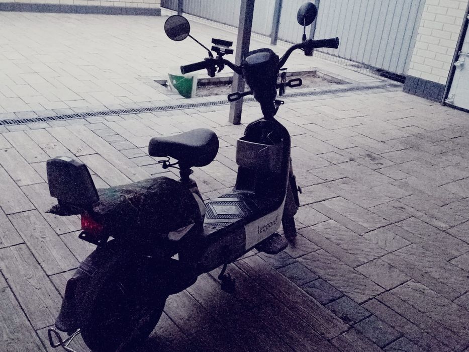 Электро скутер леопард новый