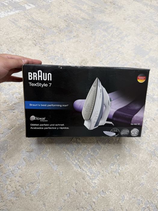 Утюг Braun TexStyle 7 белый, серый