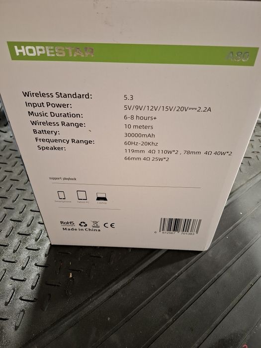 Boxa portabila Hopestar a80