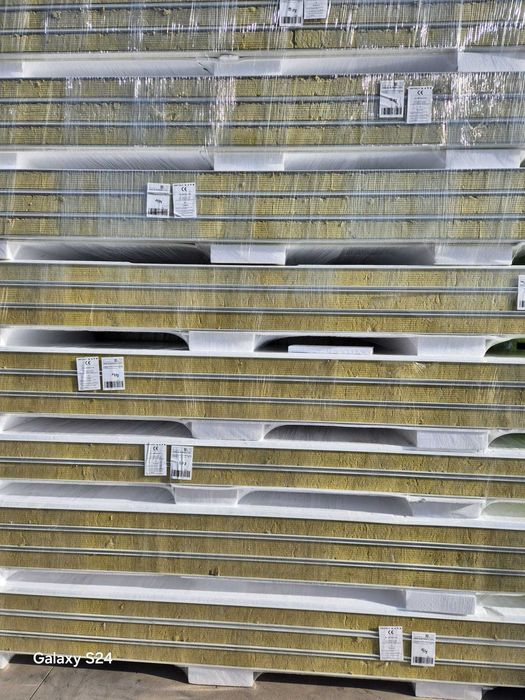 Panouri Sandwich Rezistente la Foc -Vata Bazaltica -Agrement Garantat