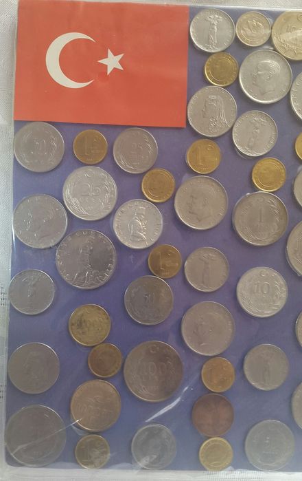Турецкие монеты - 86 шт