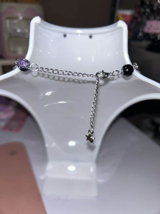 Purple star necklace