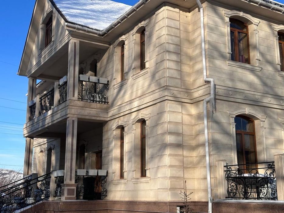 Жидкий травертин, фасадные панели, декор элементы