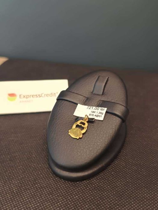 (AG51) Medalion aur 18K 1.36g b870.4 - Garantie 2 ani1