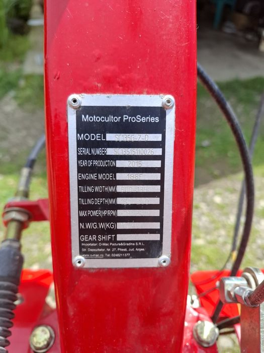 Motocultor pro series 13 cai