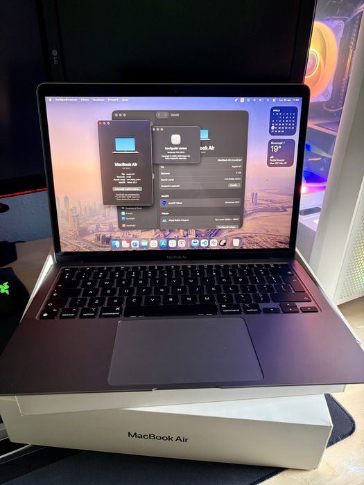 MacBook Air M1, 100% baterie, nedesfacut