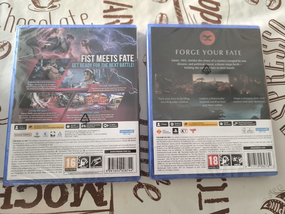 Rise of the Ronin и Tekken 8 за Playstation 5 . Чисто нови запечатани