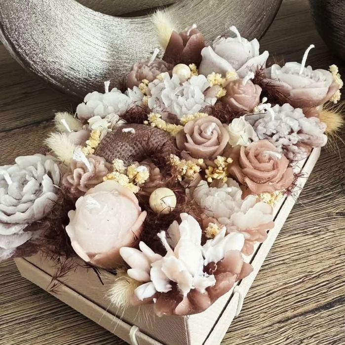 Вечен букет от свещи