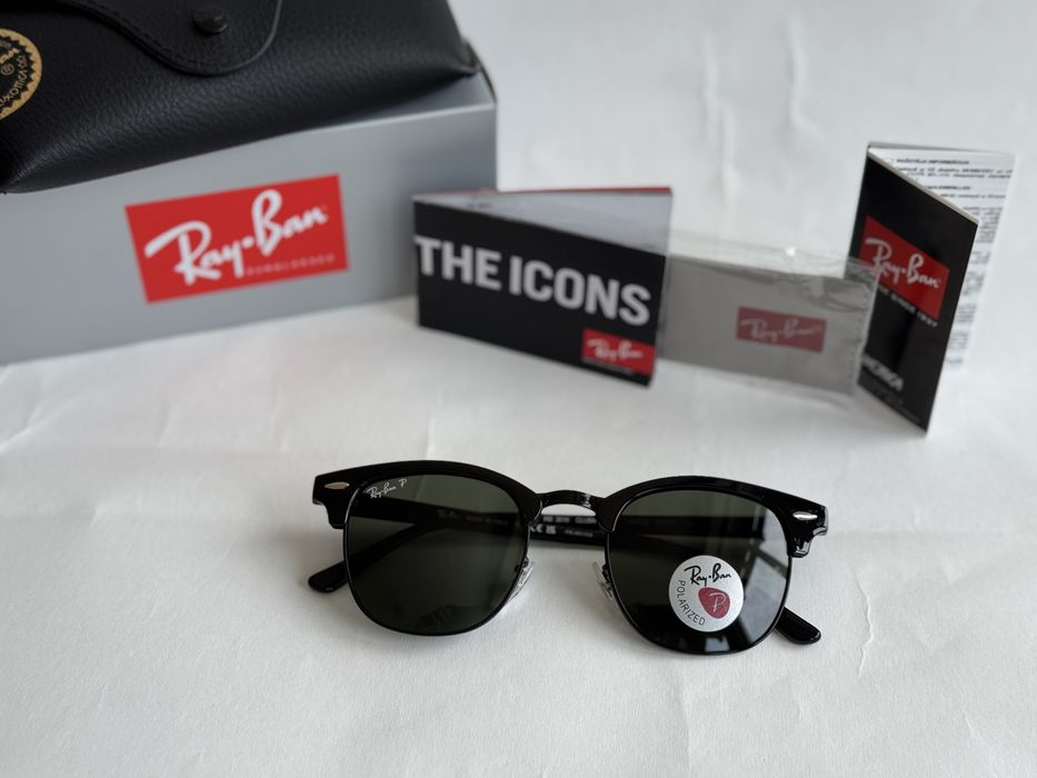 Ochelari de soare RAY BAN 3016 Clubmaster Polarizati Noi