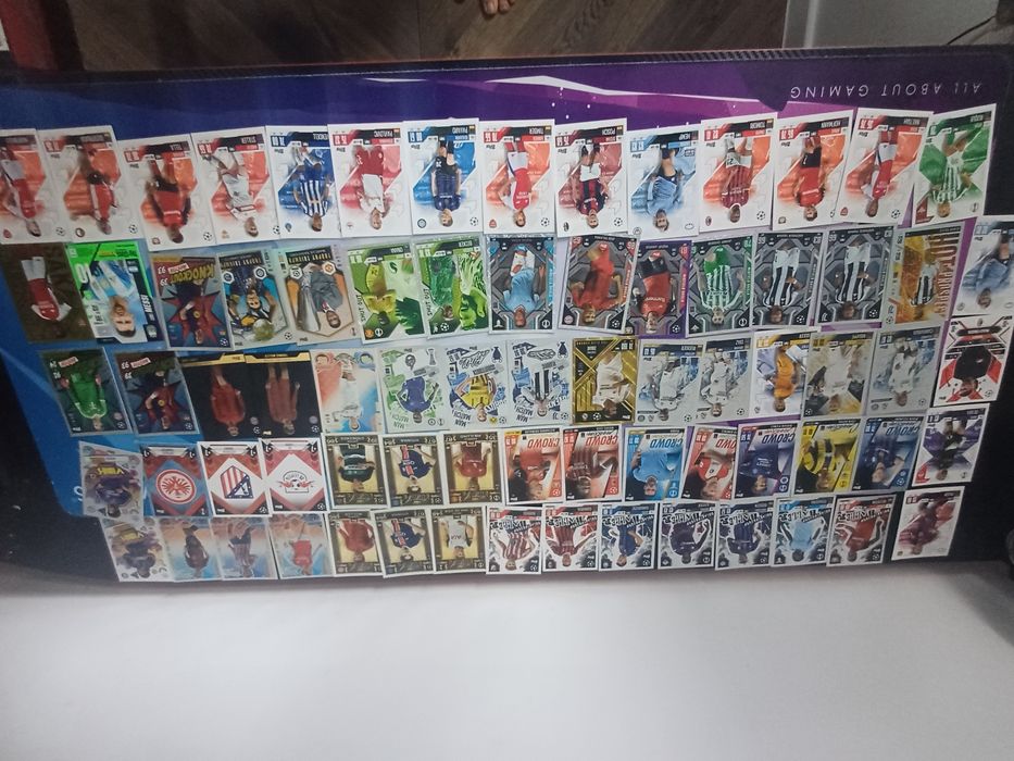 Colecție Match Attax 2023/24 – 170+ carduri, stare impecabilă