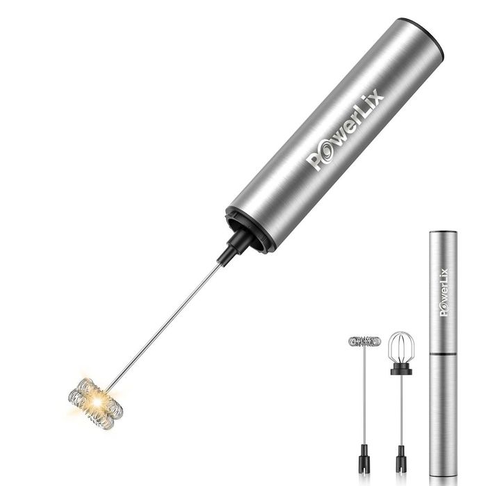 Spumator Lapte POWERLIX Pro USB-C Reîncărcabil 3 în 1