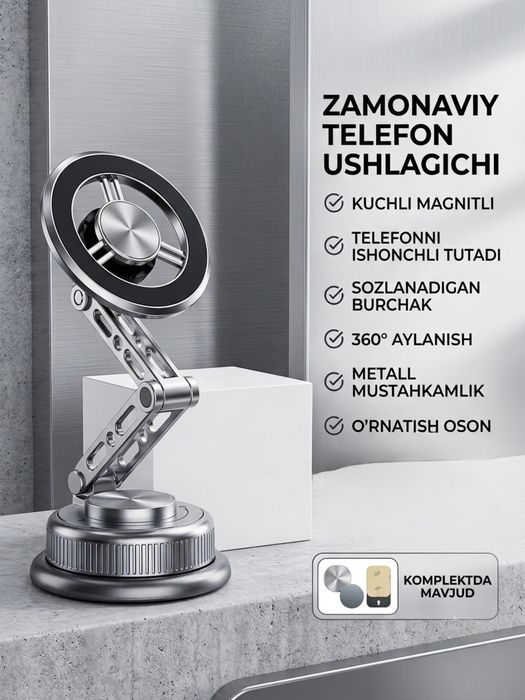 100%Orginal Telefon uchun  magnitli yopishtirgichi