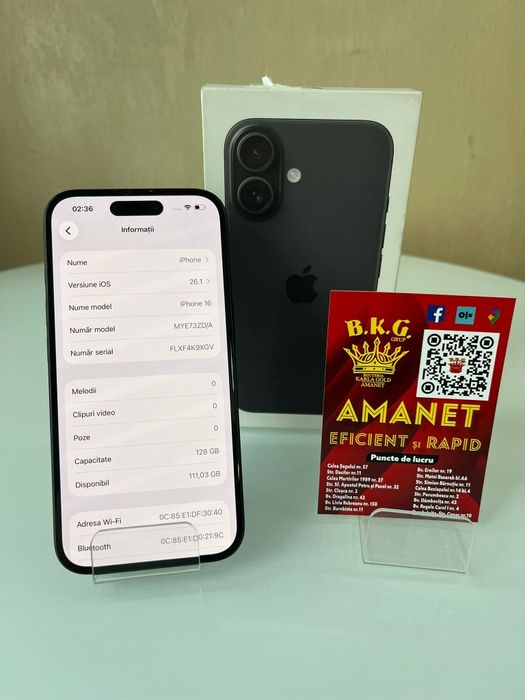Iphone 16 128gb Amanet BKG