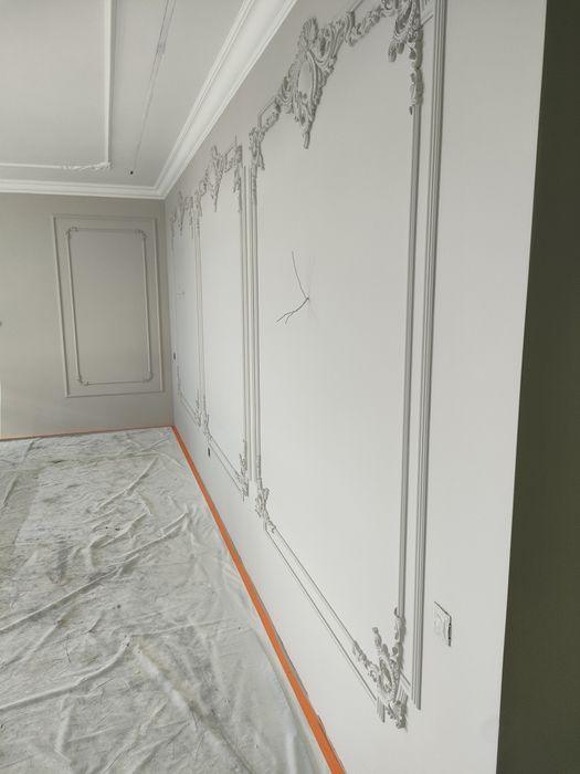 Покраска стен и потолков с безвоздушным аппаратом