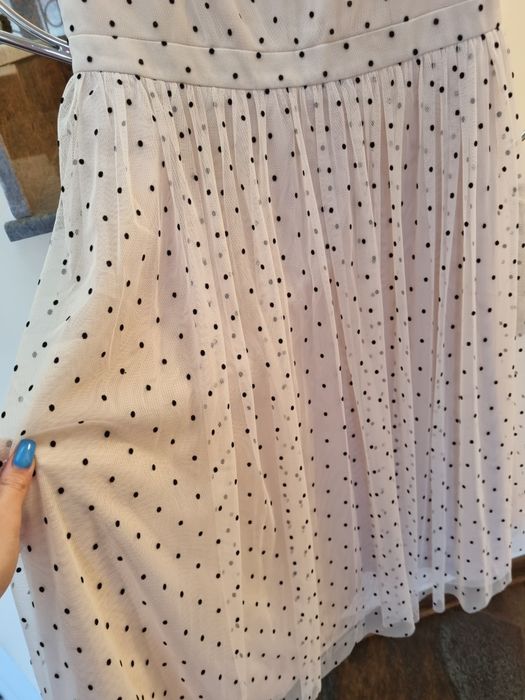 Rochie Orsay roz cu buline din tulle S-M